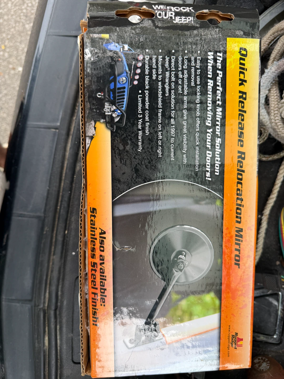 Rugged Ridge Quick Release Relocation Mirror - photo 3