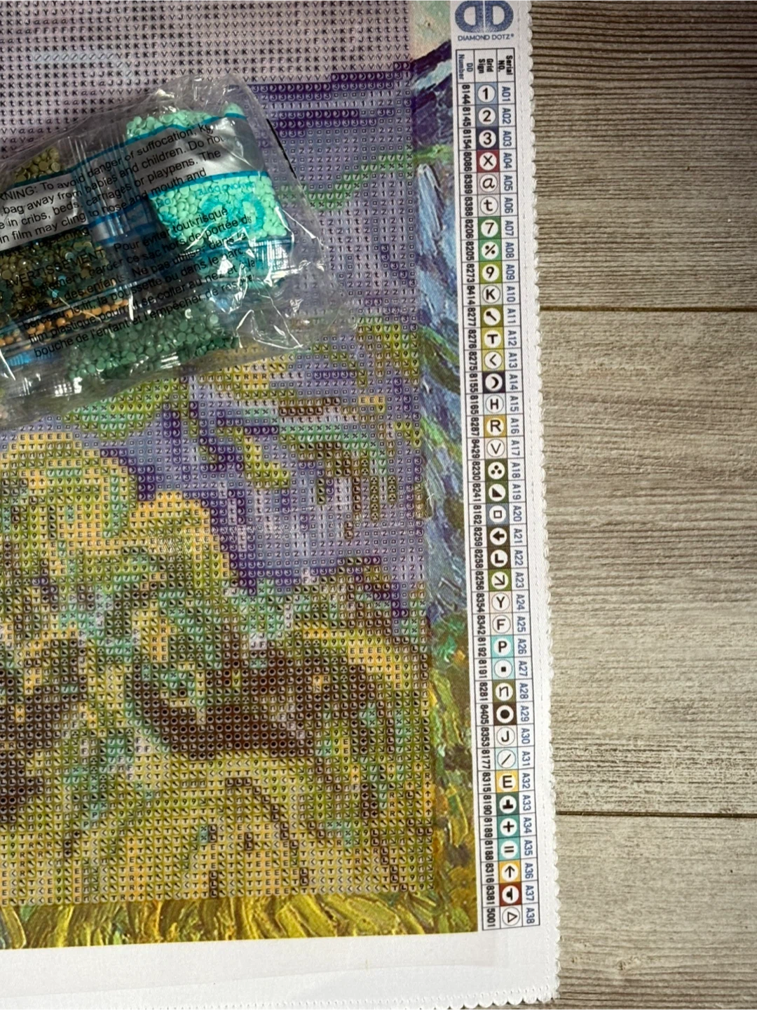 Diamond Painting Kit - Cypresses après Van Gogh - photo 2