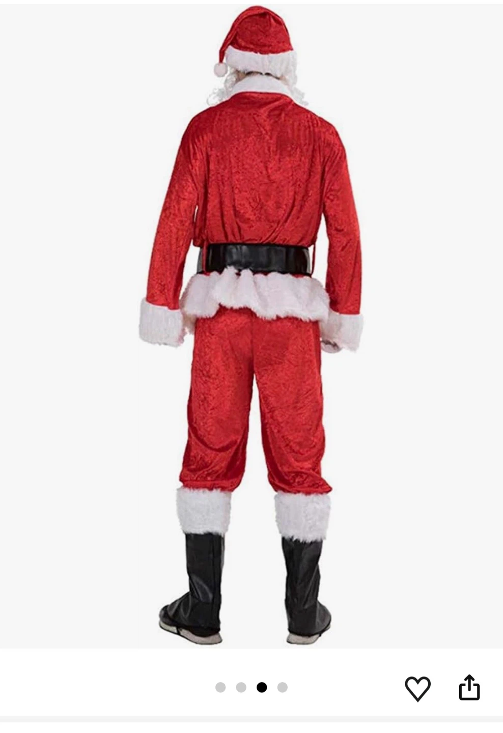 Santa Claus Costume Set Adults - photo 2