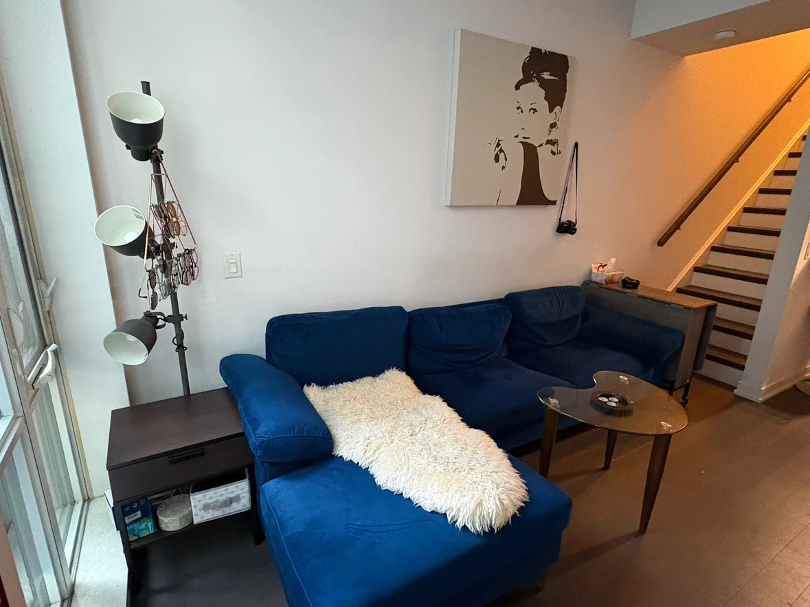 Dark Blue Sectional Sofa