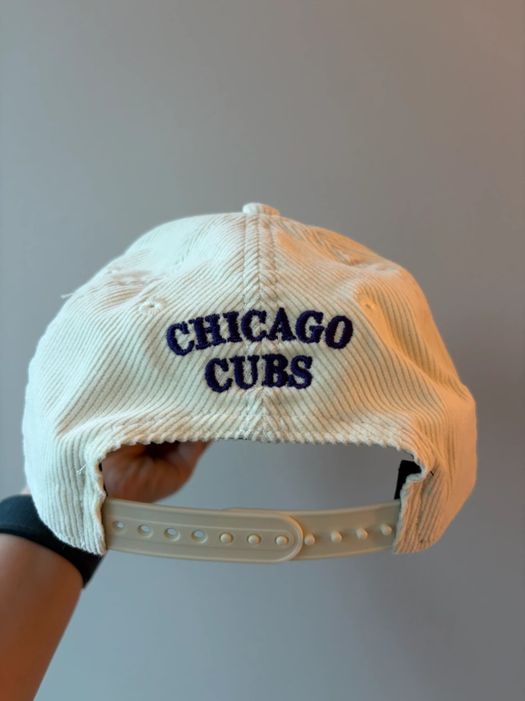 New Era  Chicago Cubs Corduroy Baseball Cap Adjustable - photo 2