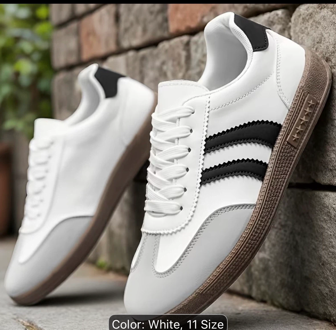 White Sneakers - Size 6-12