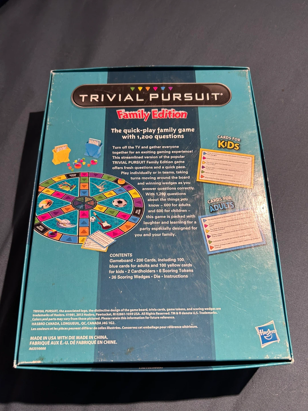 Trivial Pursuit Family Edition Board Game - photo 2