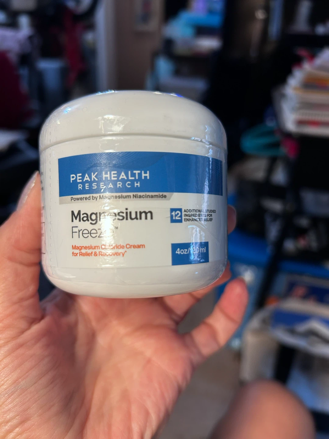 Peak Health Research Magnesium Freeze Cream 4oz