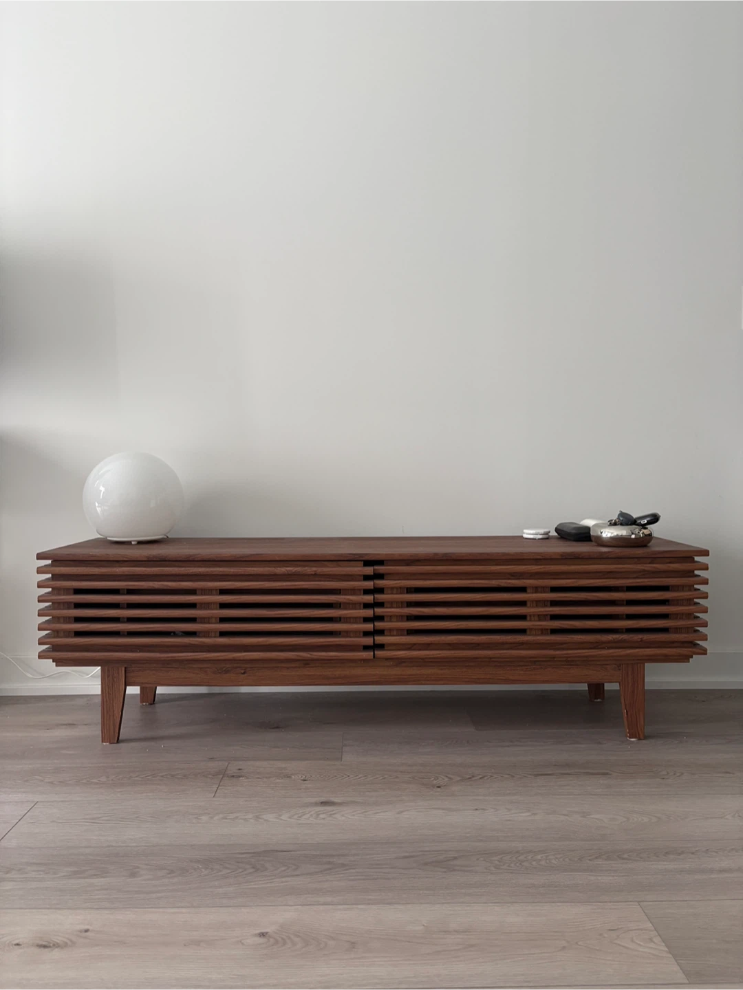Wood tv bench 59.5”
