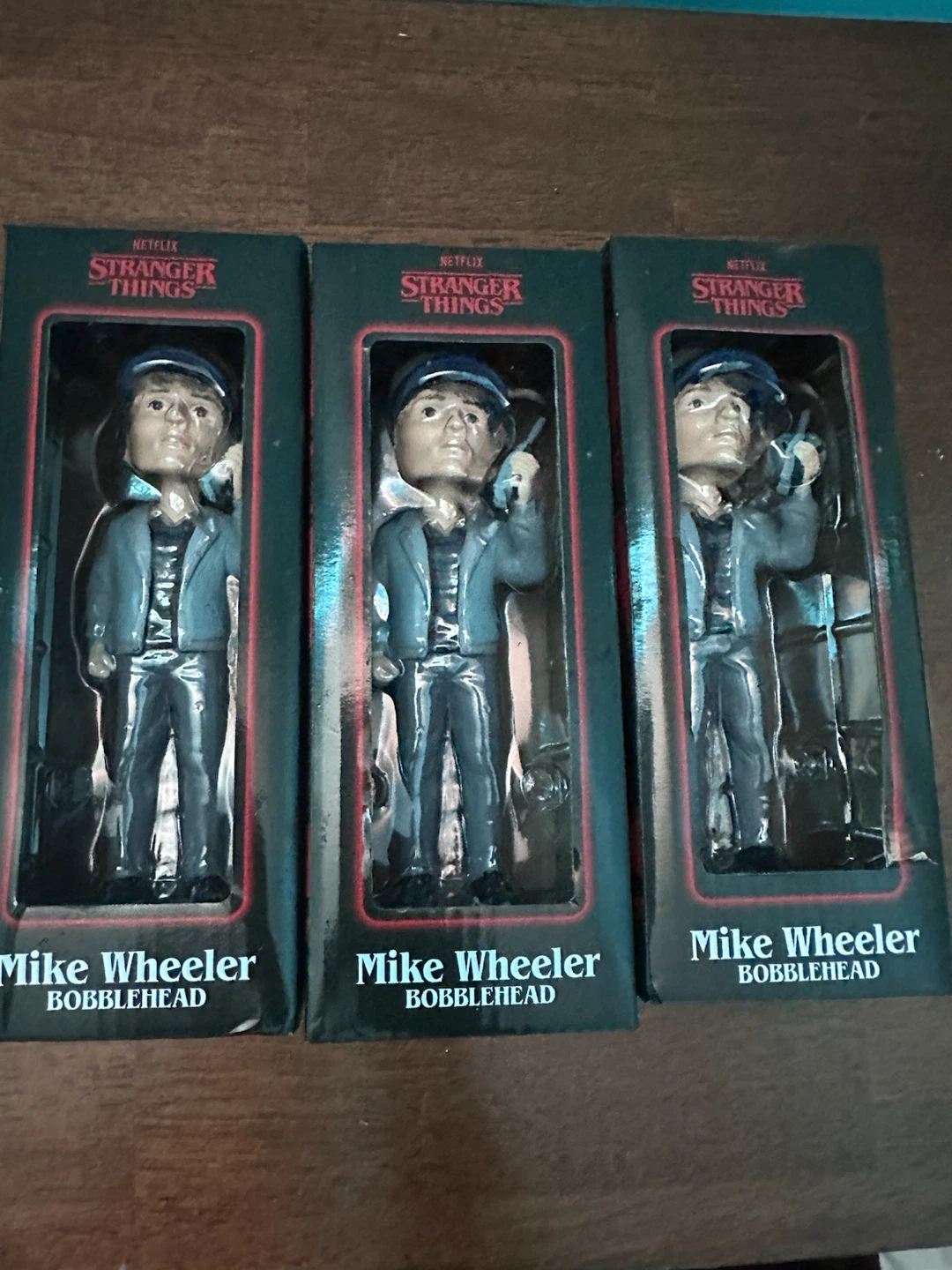 3x Stranger Things Mike Wheeler Bobbleheads - photo 3