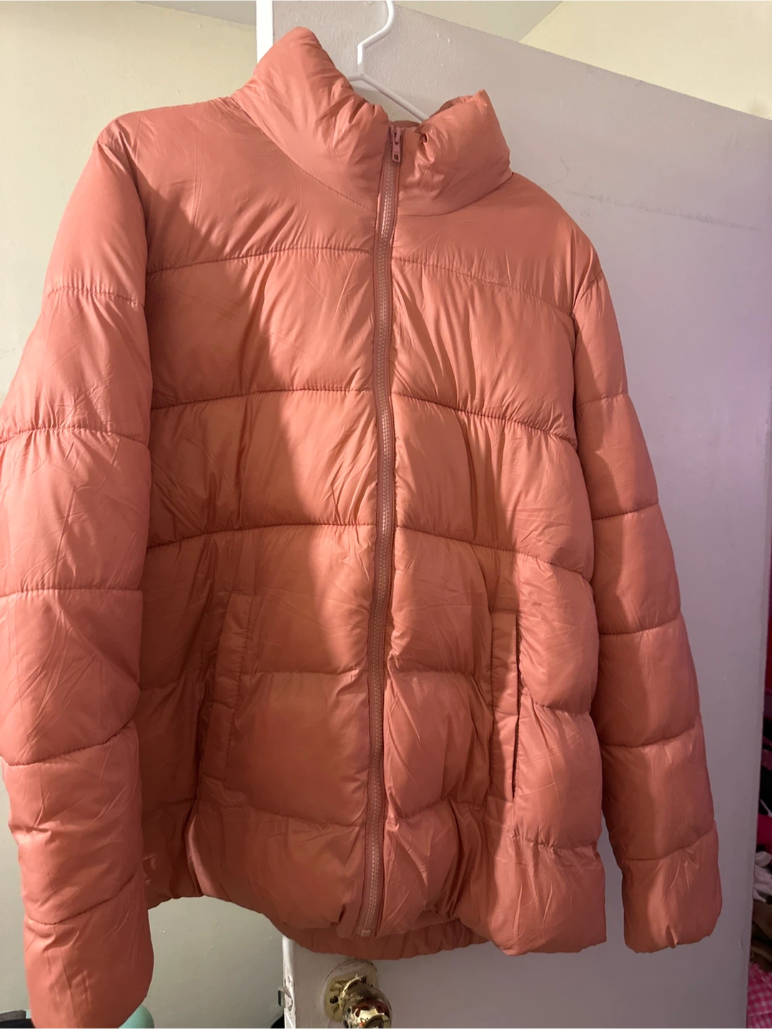 Old Navy Puffer Jacket - Salmon - XXL