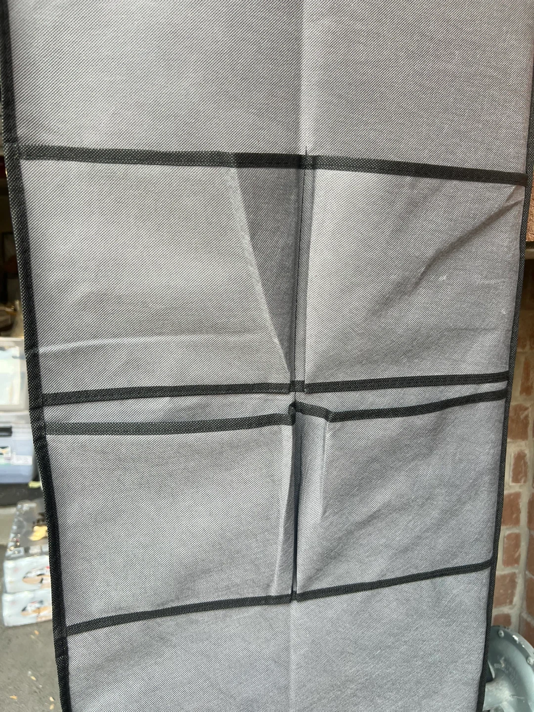 Grey Fabric Wardrobe Storage Closet - photo 3