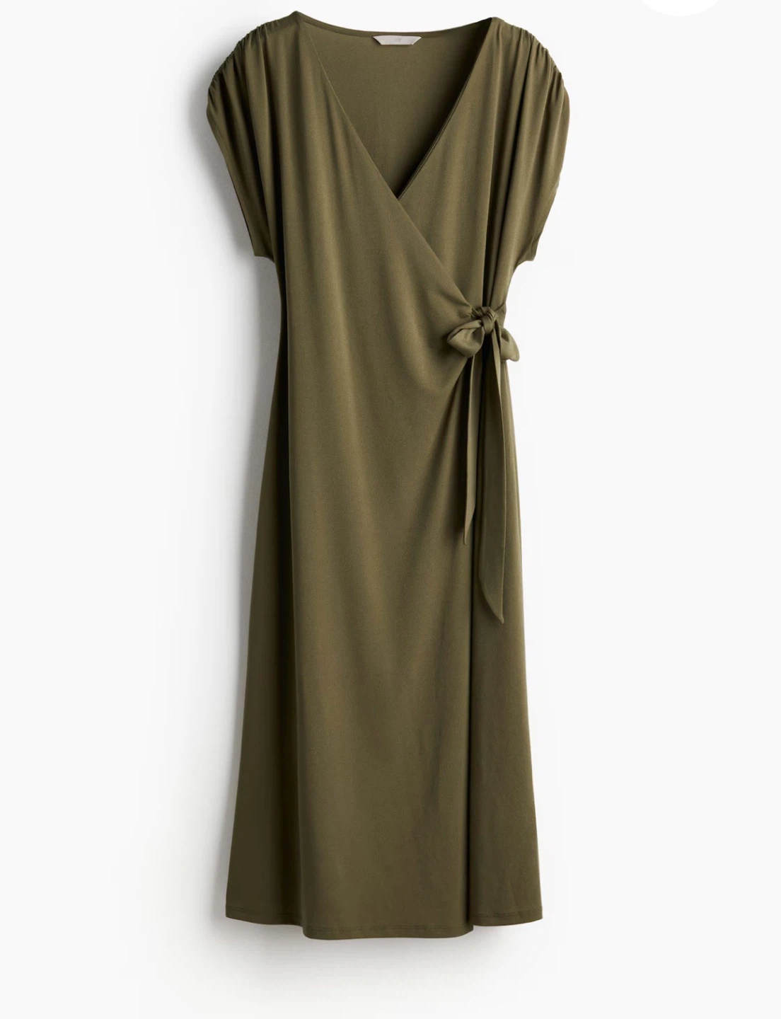 Classy olive green dress