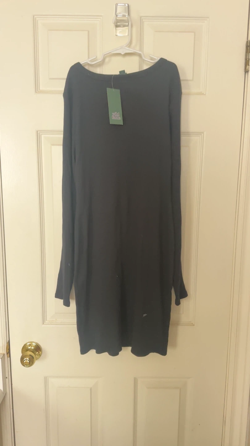 Wild Fable Black Long Sleeve Mini Dress - photo 2