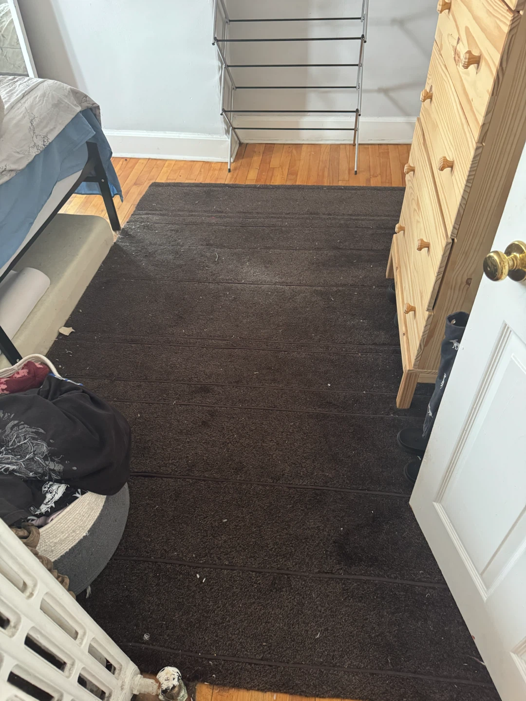 Brown area rug