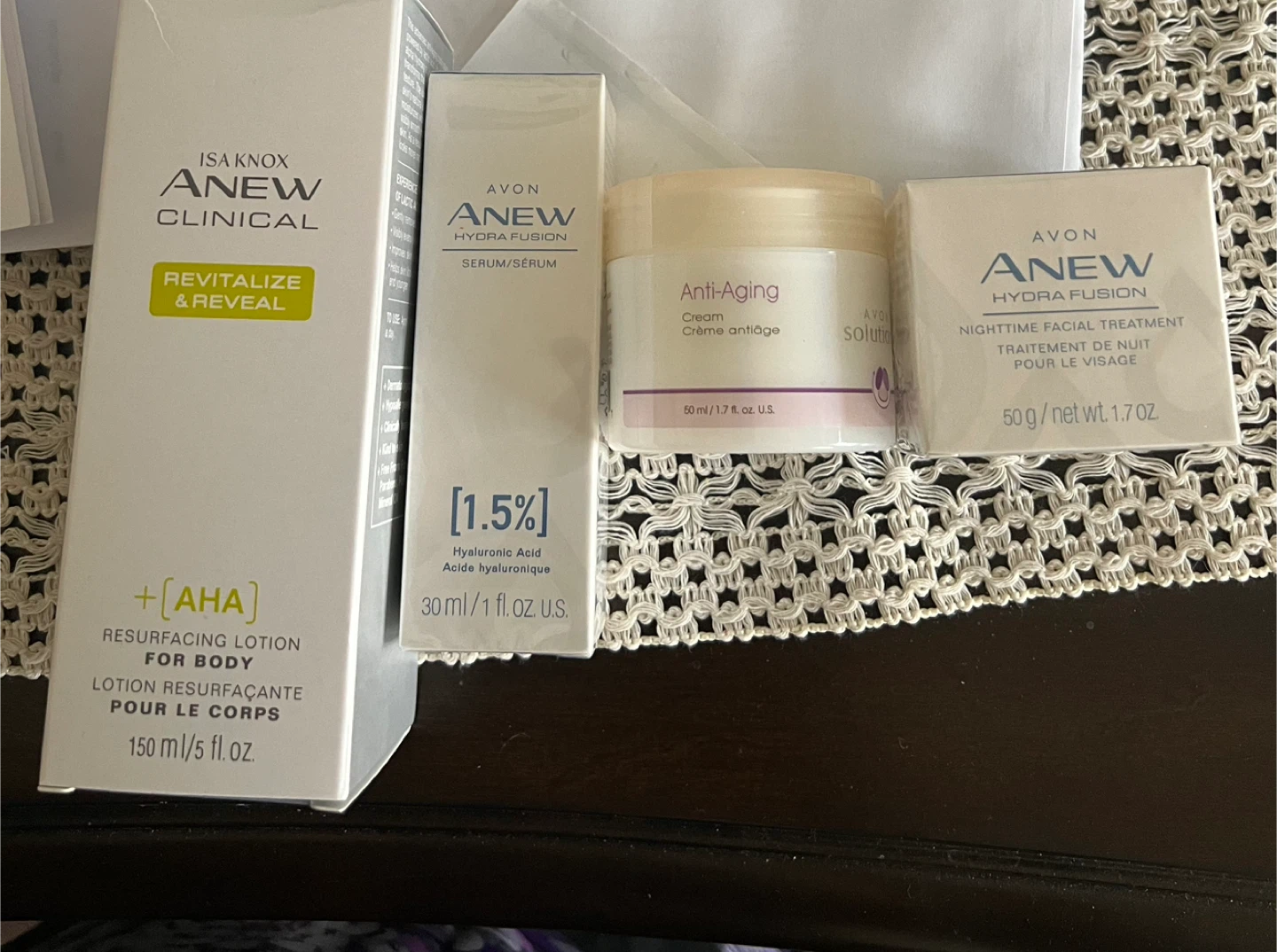 Avon ANEW Clinical Hydra Fusion & Isa Knox Skincare Lot