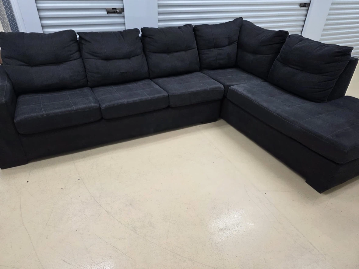 Dark Grey Sectional Sofa - photo 2