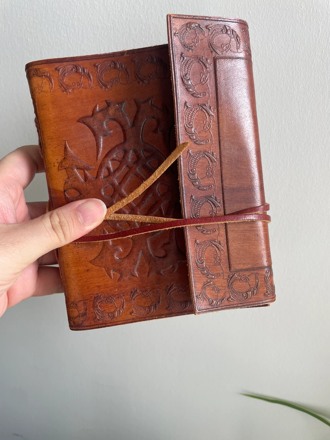 Leather Journal with Embossed Design