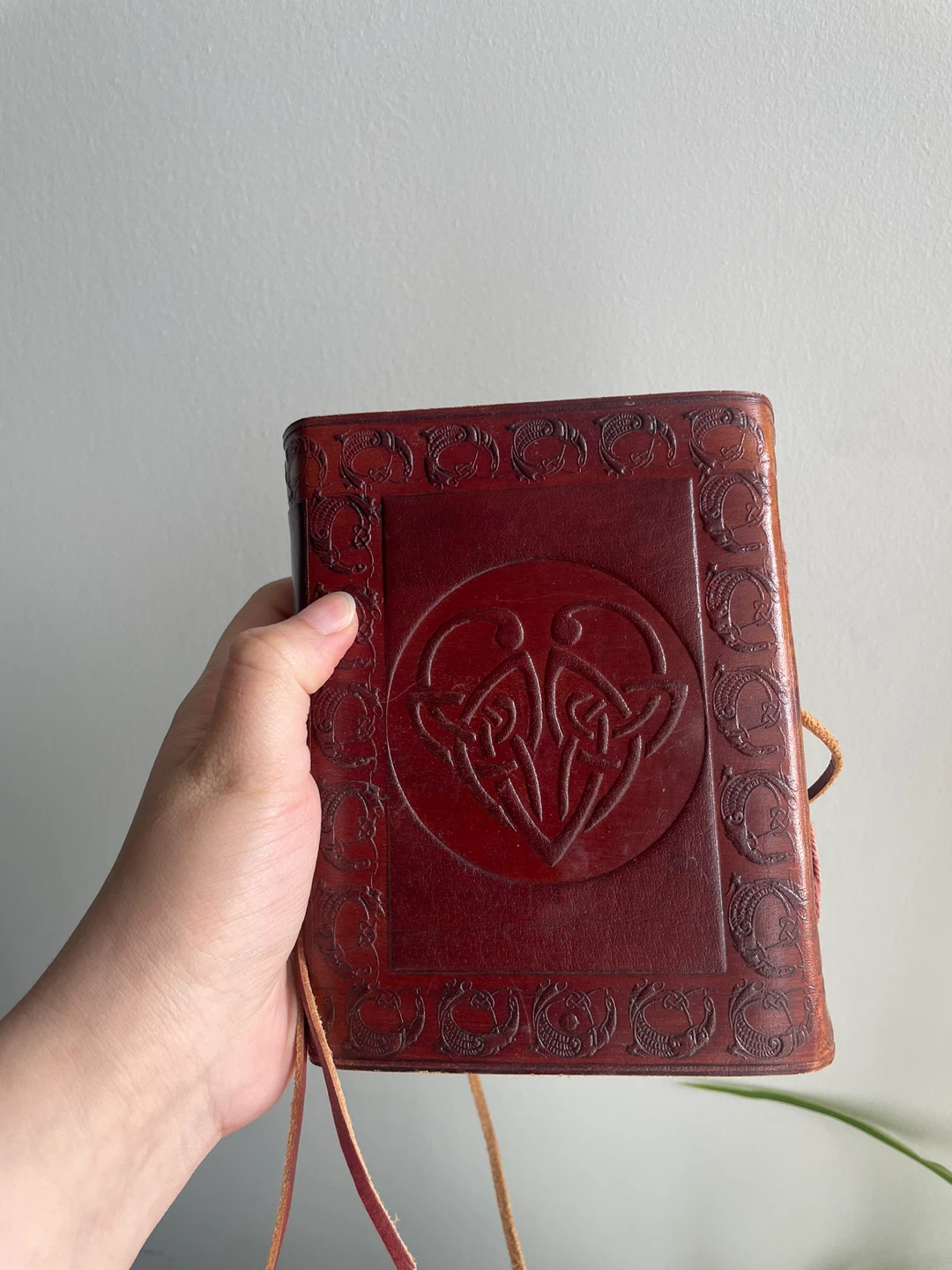 Leather Journal with Embossed Design - photo 3