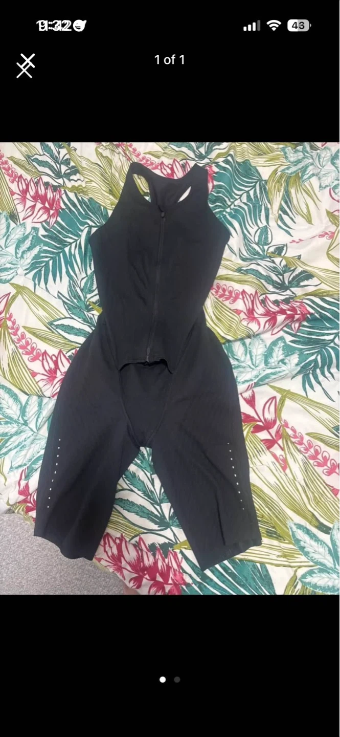 Lululemon Black Cycling Suit