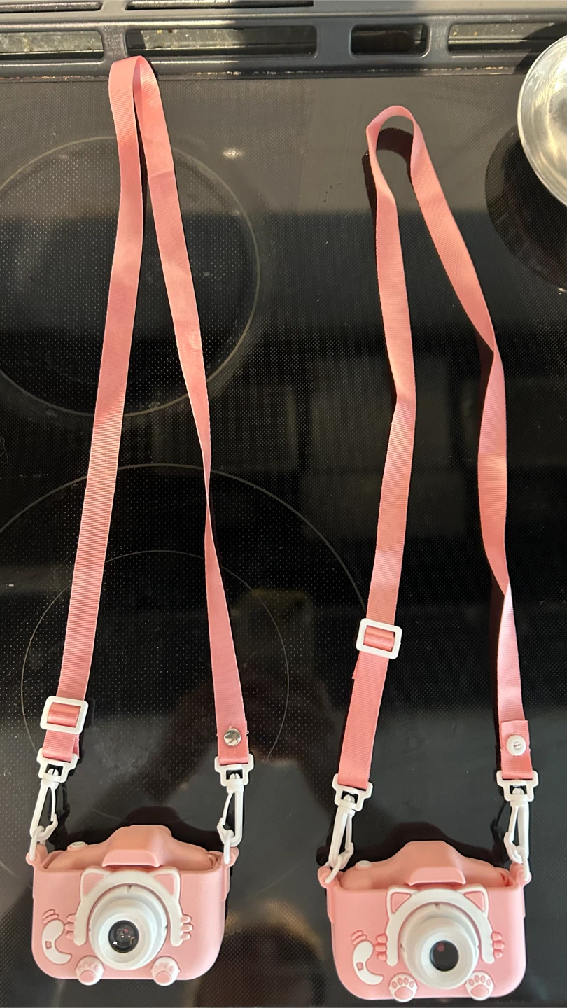 Pink Kids Digital Camera with Lanyard