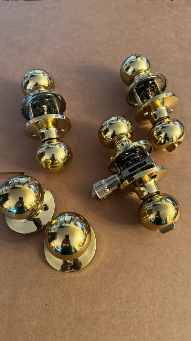 Gold Door Knobs