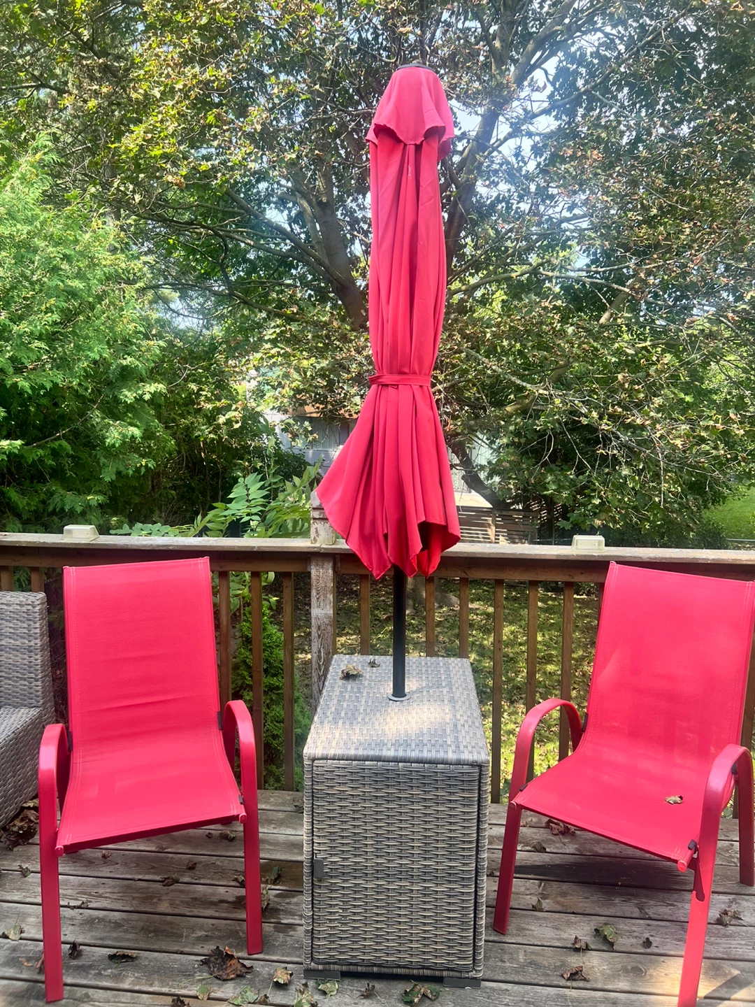Red Patio Umbrella - photo 3