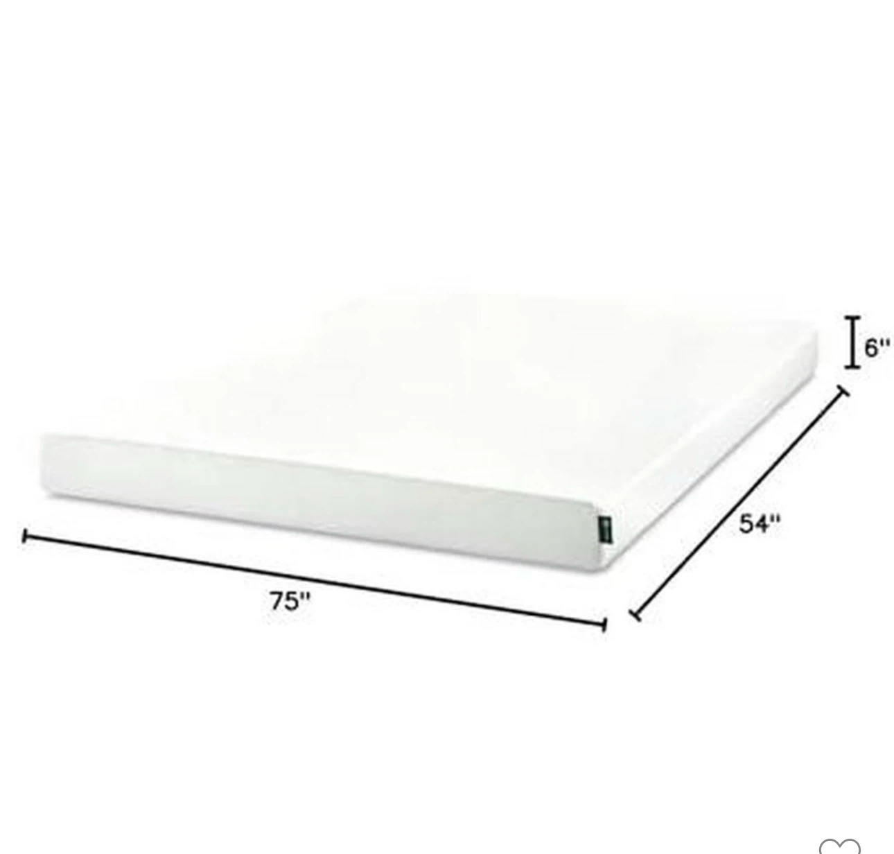 Zinus 6" Memory Foam Mattress