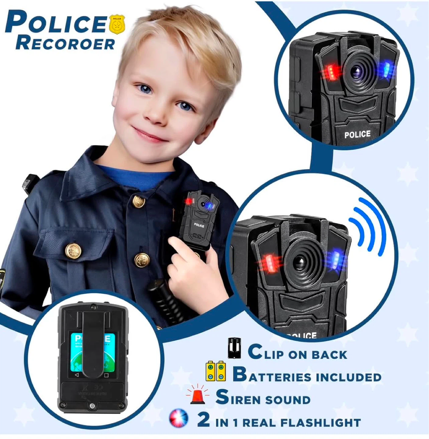 Skirfy Police Officer Costume for Kids - photo 2