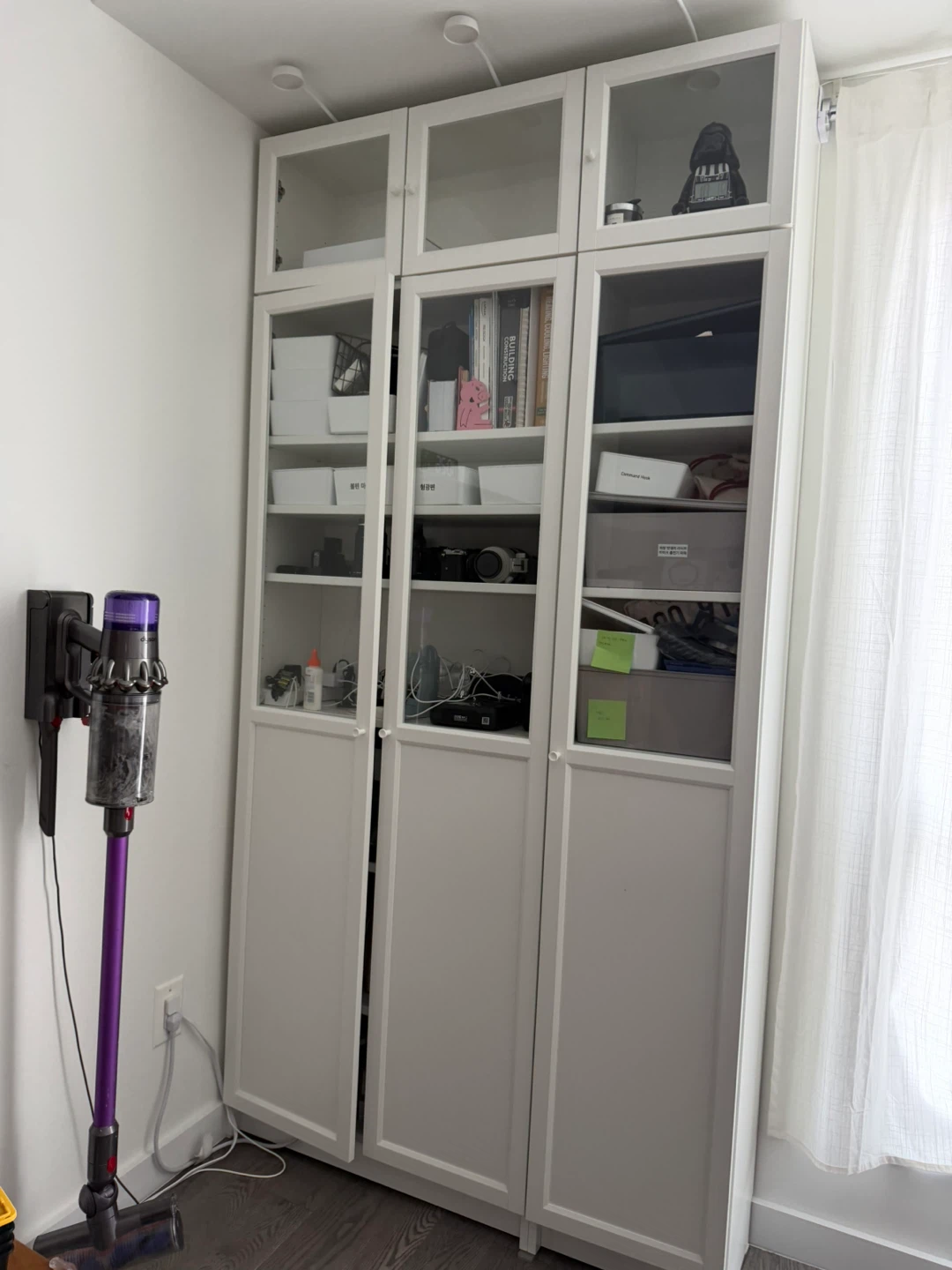 IKEA BILLY Bookcase with Doors and Glass Fronts - photo 2