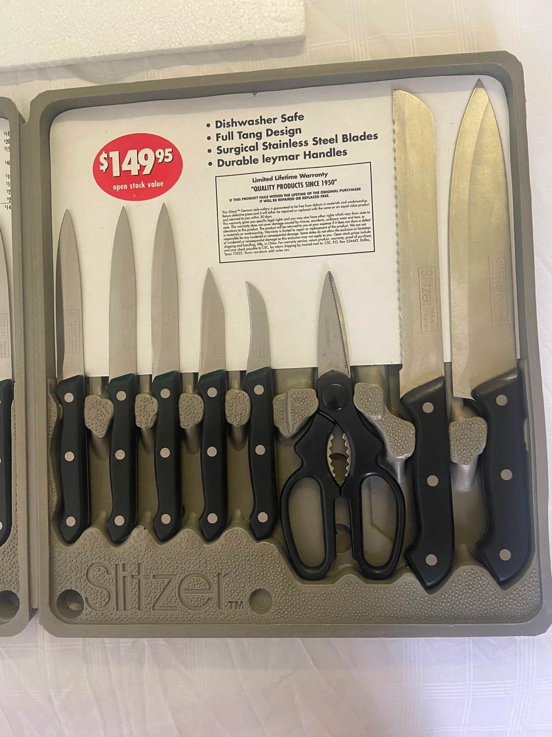 Slitzer Professional German Style Cutlery 17 Piece Set - photo 4