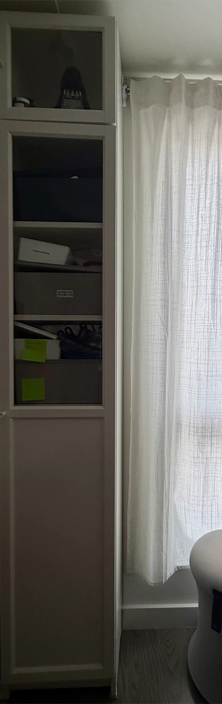 2 IKEA BILLY / OXBERG Bookcase with glass doors - White - photo 2