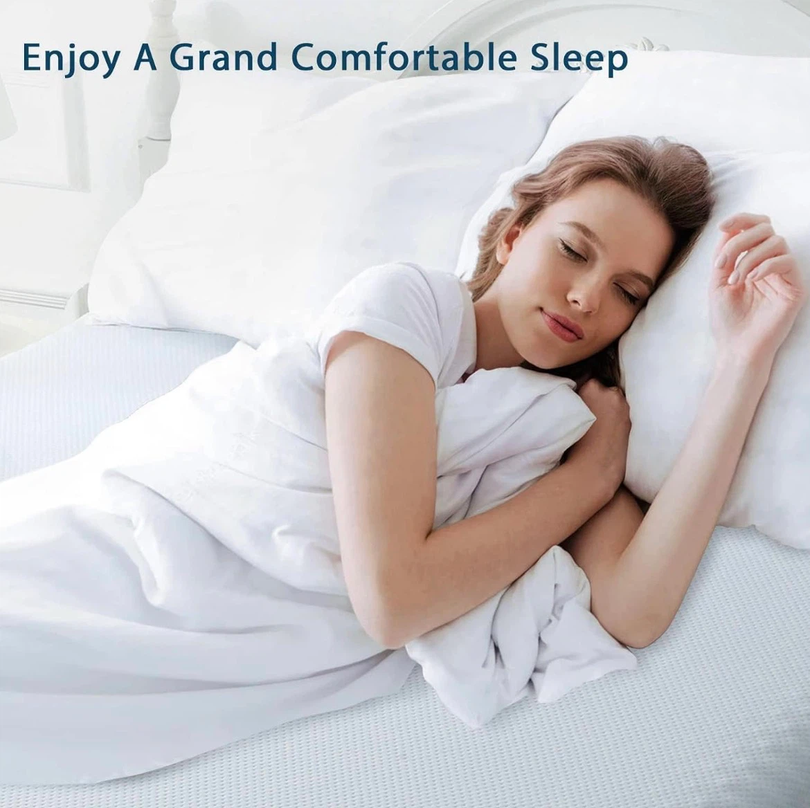 Twin size Cooling Gel Memory Foam Mattress Topper - photo 4