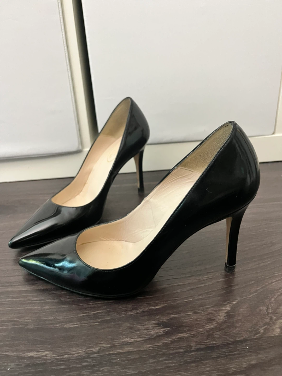 Browns Couture Black Patent Leather Pumps - Size 36.5