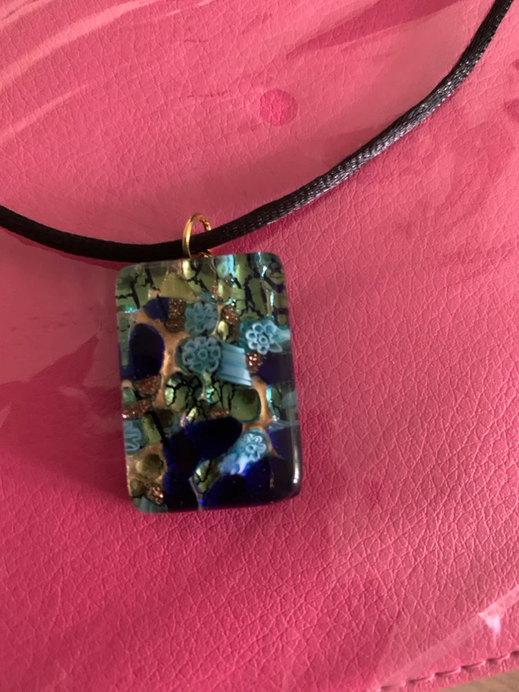 Murano Glass Pendant Necklace-Italian - photo 2