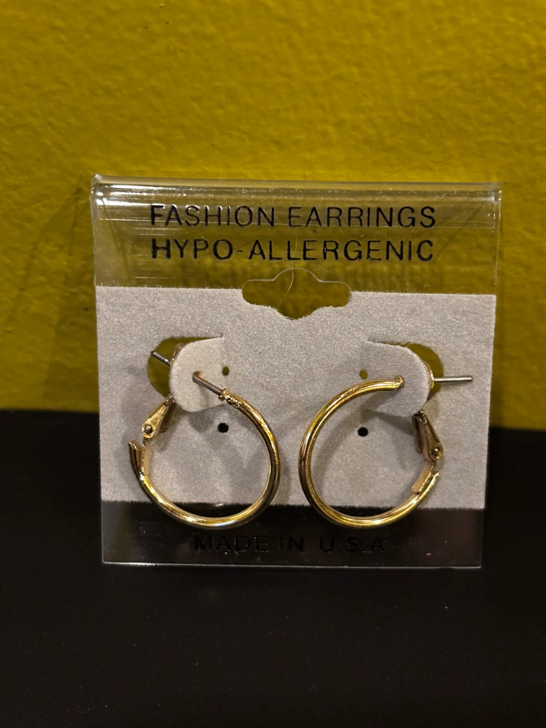 Gold tone Hoop Earrings - Hypo-Allergenic - photo 3