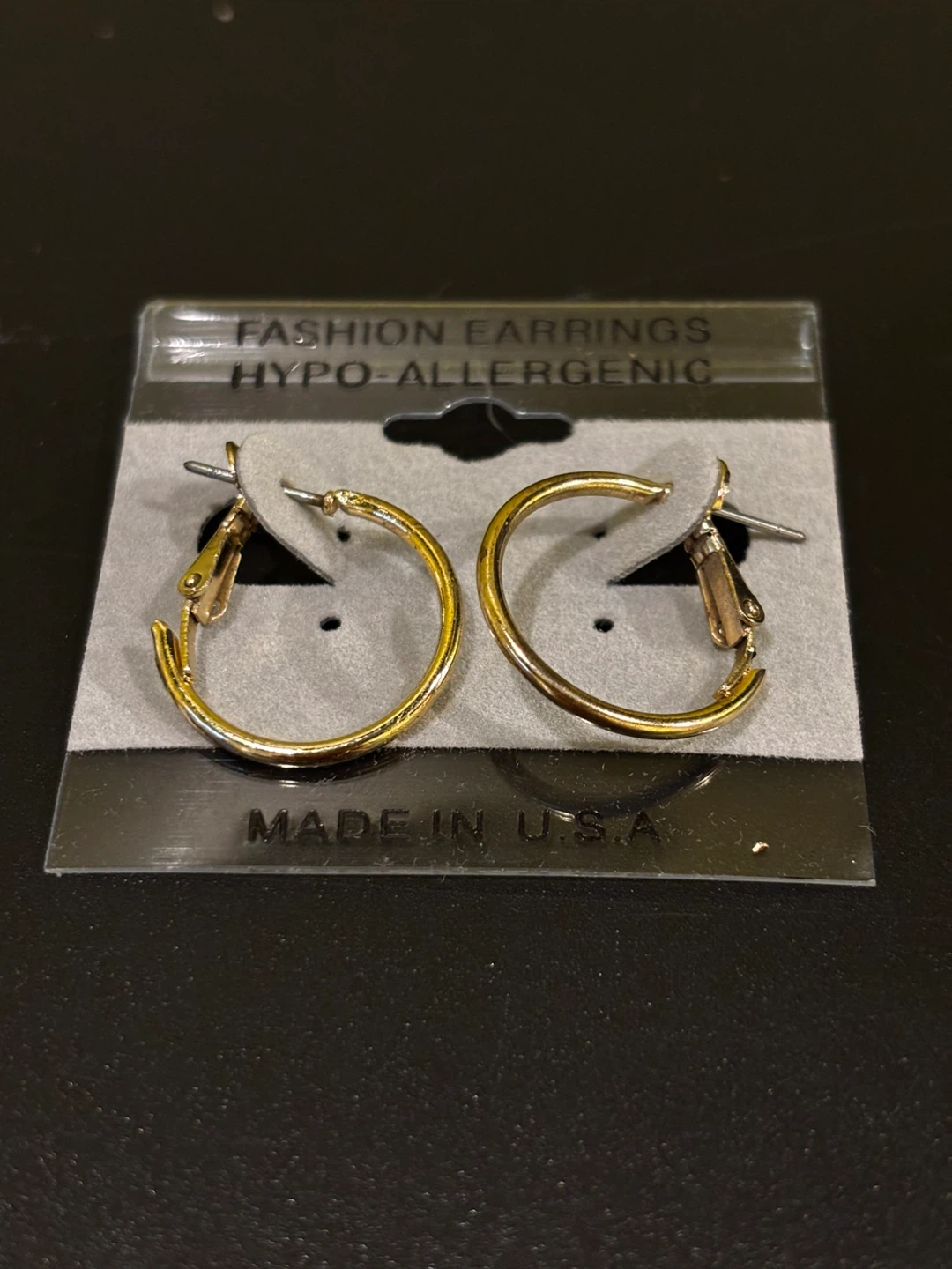 Gold tone Hoop Earrings - Hypo-Allergenic - photo 5