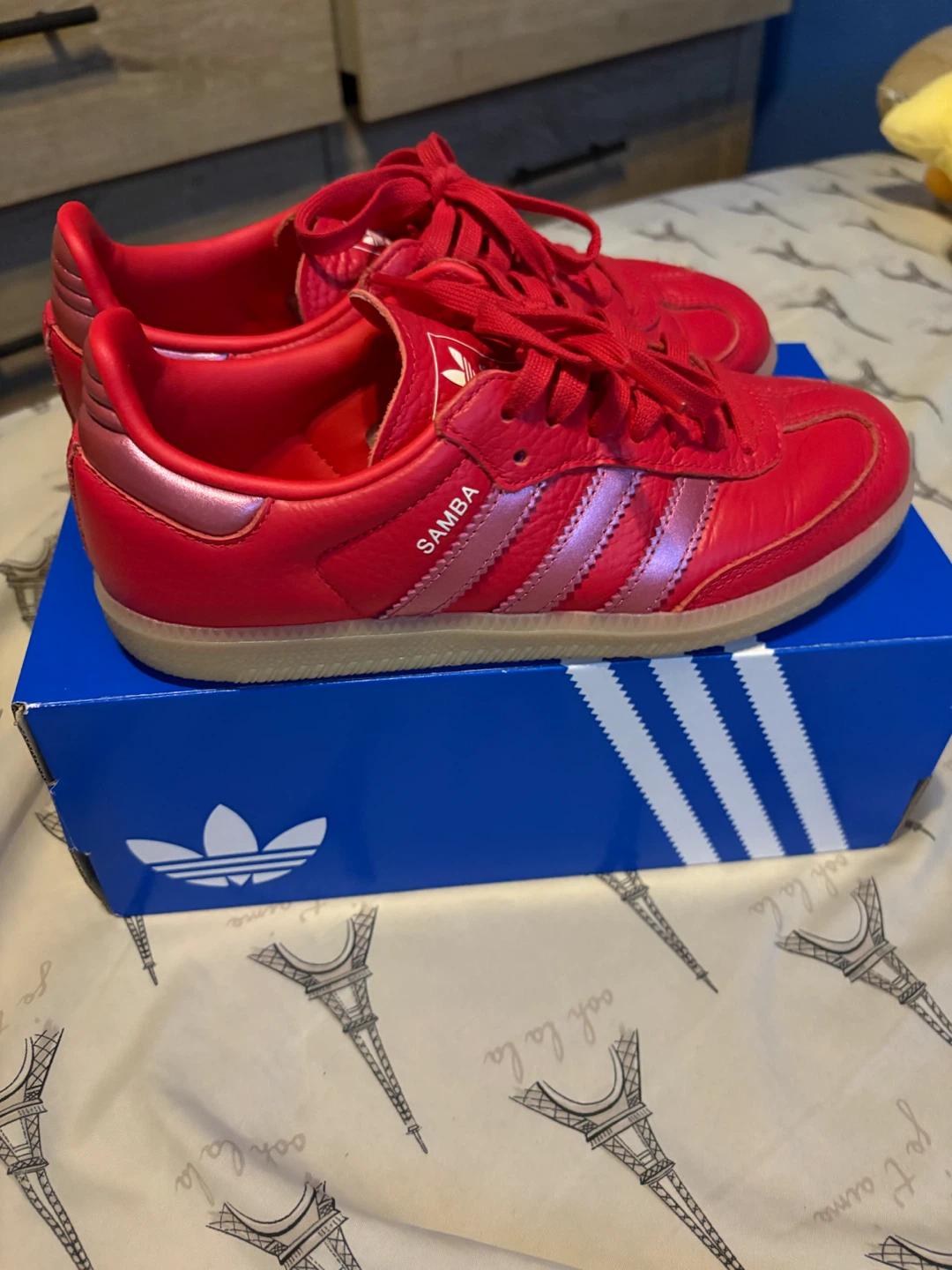Adidas Samba OG J Red Sneakers - photo 2