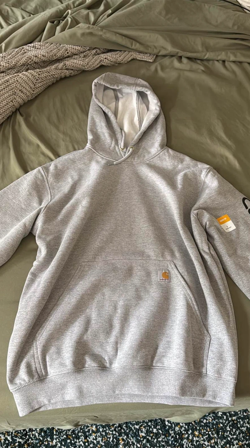 Carhartt Men's Loose Fit Midweight Hoodie Size L Grey