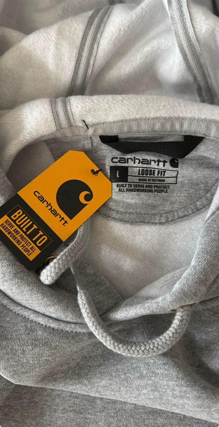 Carhartt Men's Loose Fit Midweight Hoodie Size L Grey - photo 3