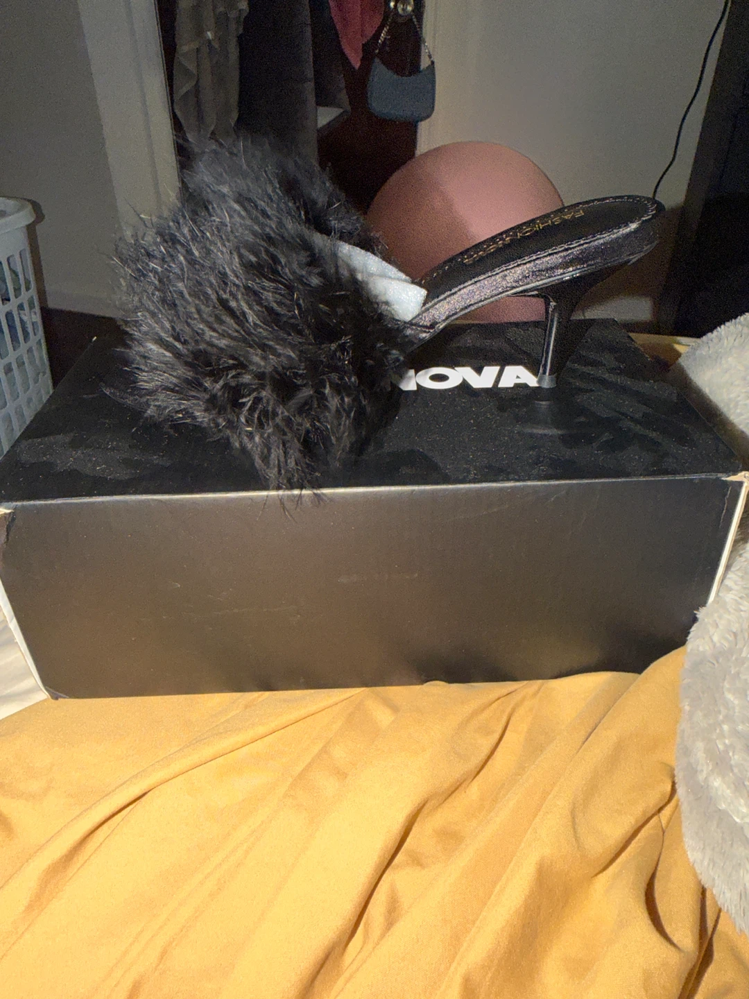 Fluffy Feather Kitten Heels - photo 2