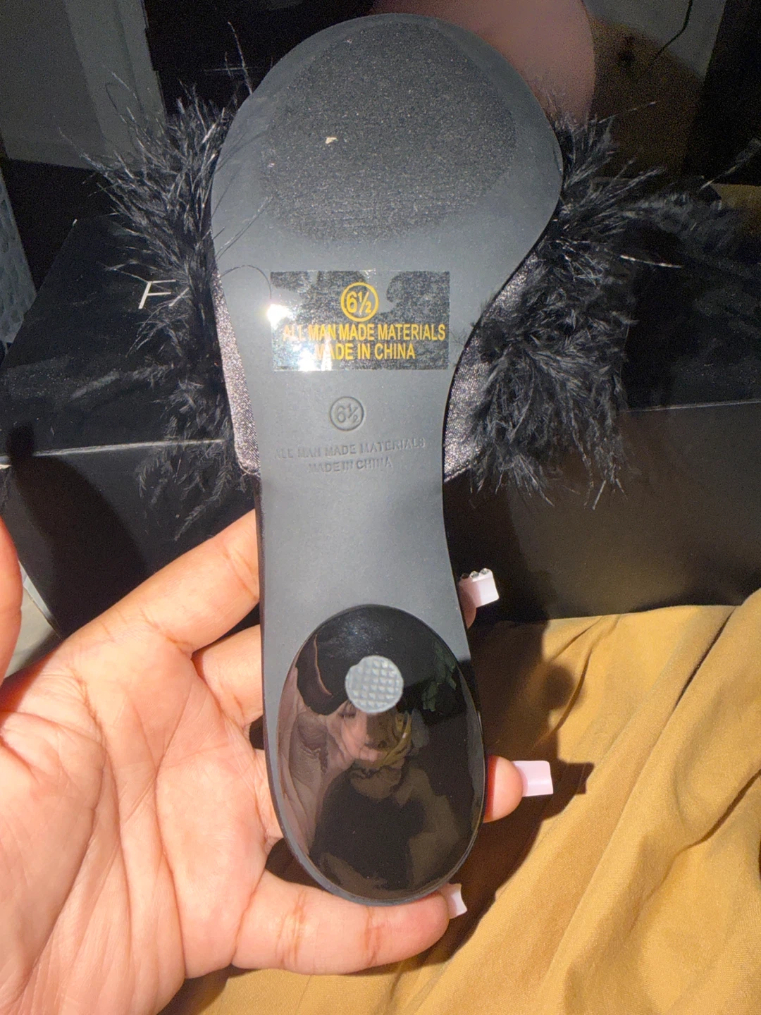 Fluffy Feather Kitten Heels - photo 3
