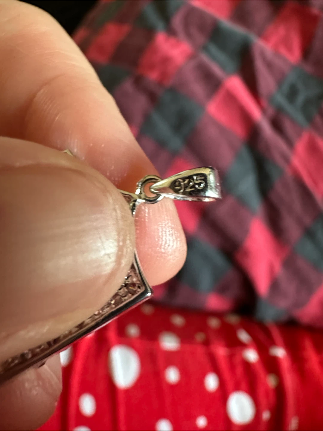 Sterling Silver Rhodium Pendant - photo 2