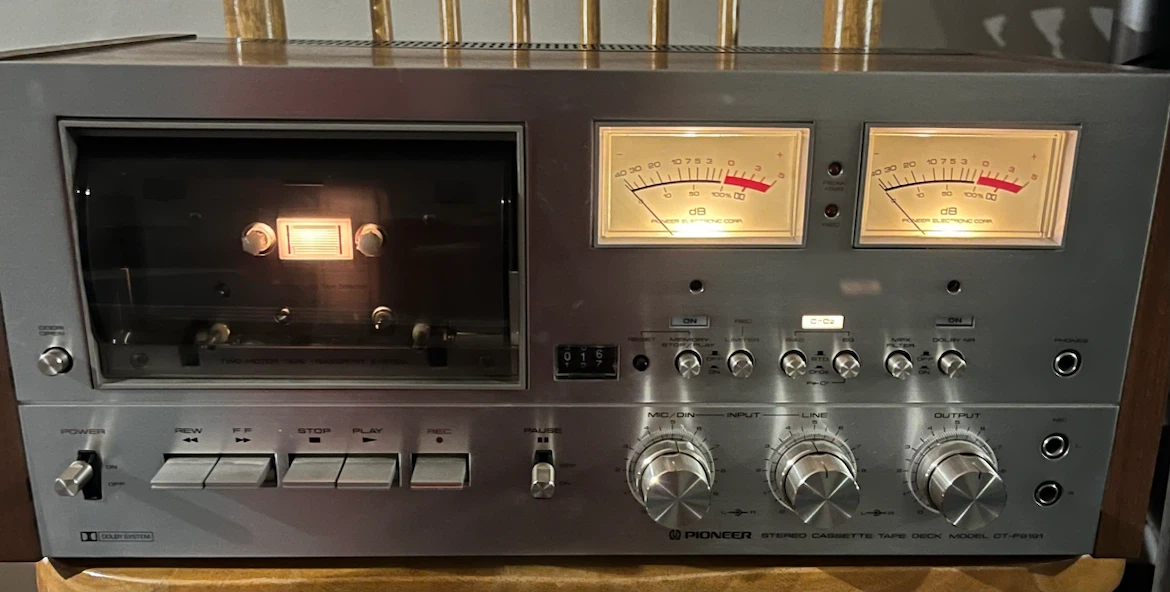 Vintage Pioneer Stereo Cassette Tape Deck CT-F9191 - AS IS