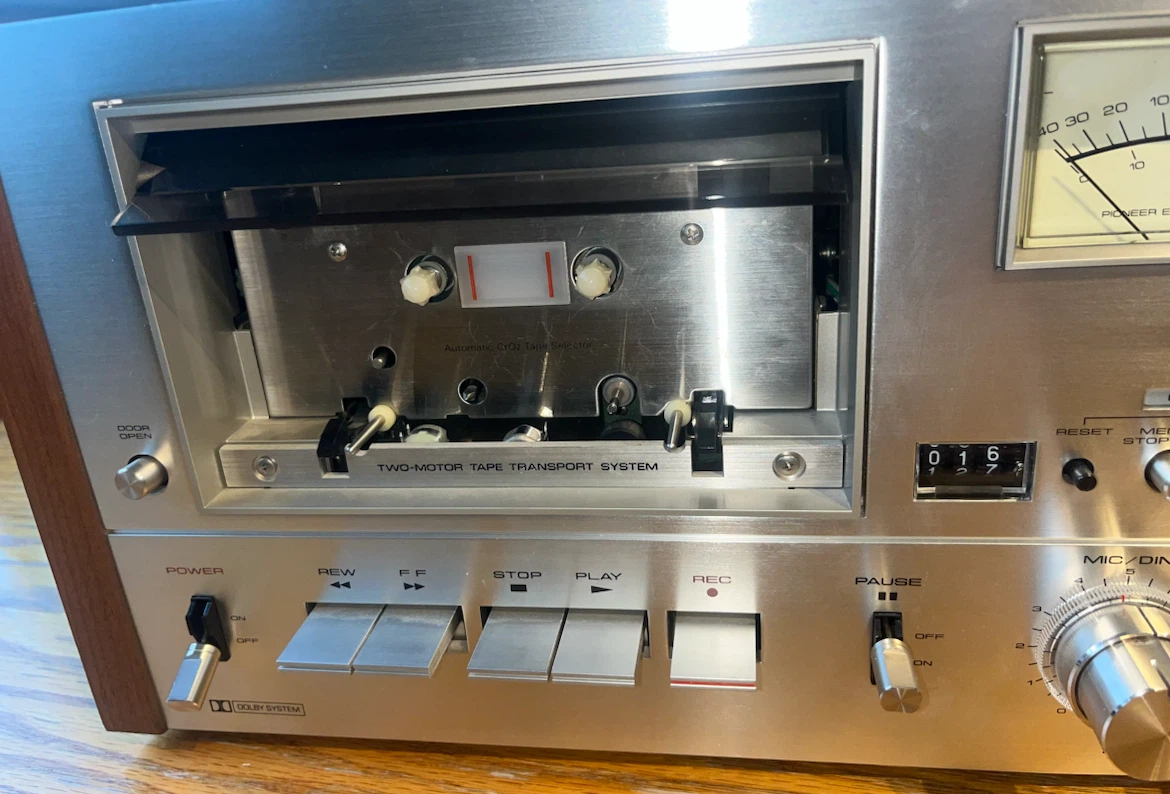 Vintage Pioneer Stereo Cassette Tape Deck CT-F9191 - AS IS - photo 3