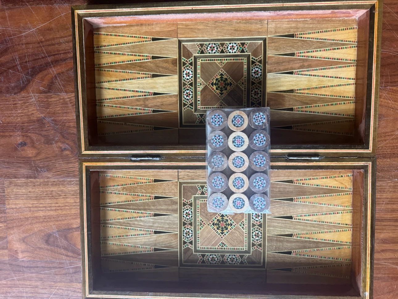 Wooden Backgammon Set - photo 2