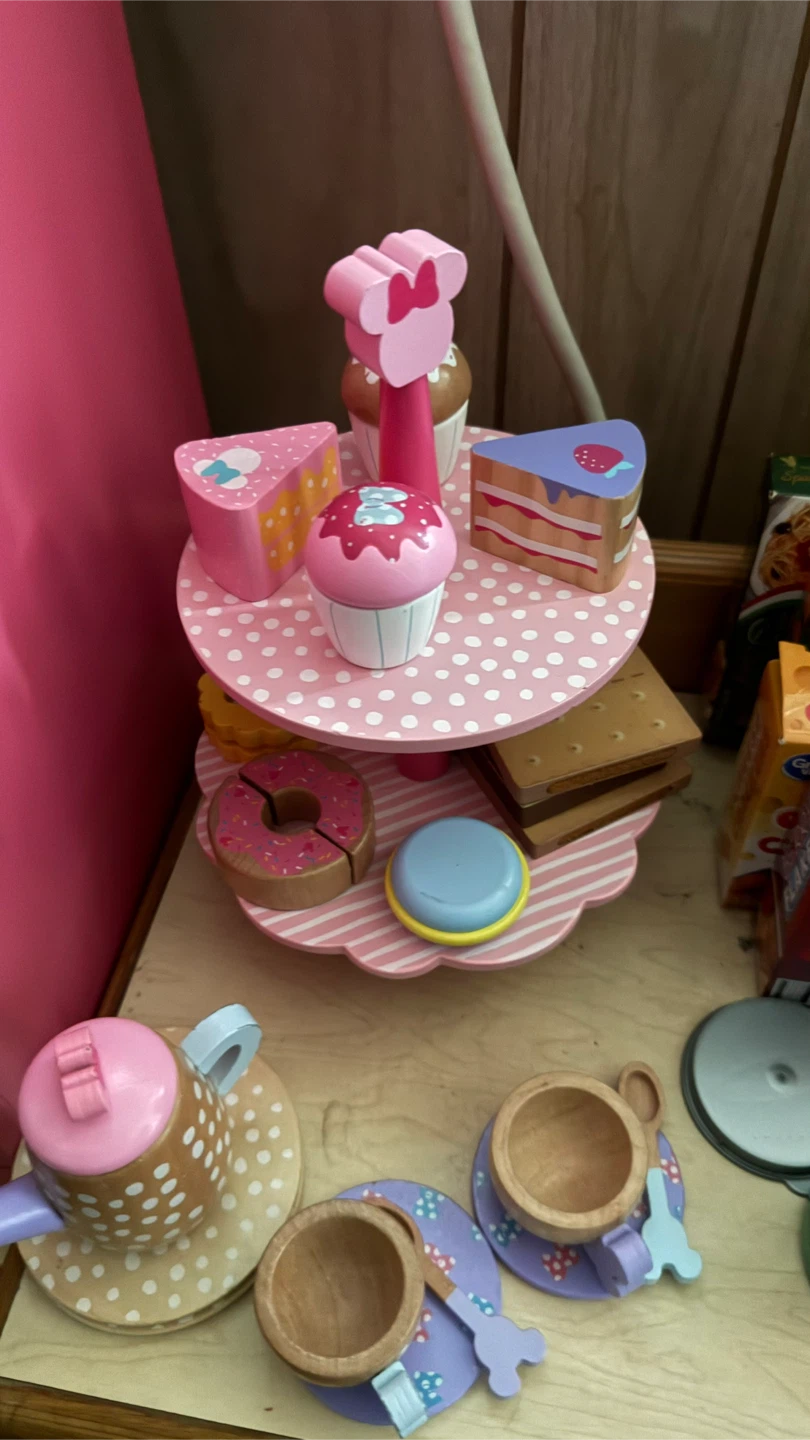 Wooden Toy Tea Set & Desserts - photo 4
