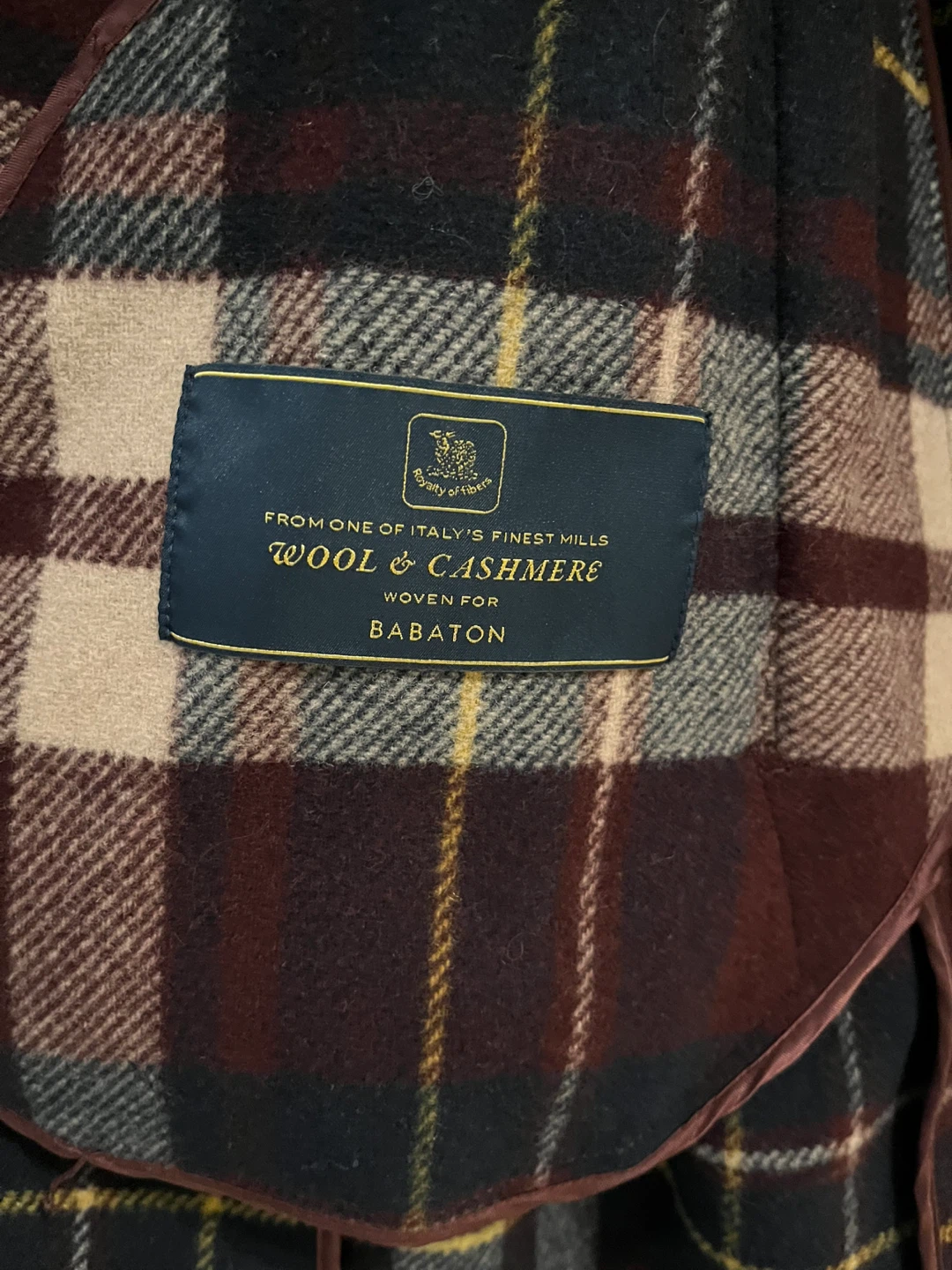 Babaton Plaid Wool & Cashmere Coat - Size M - photo 4