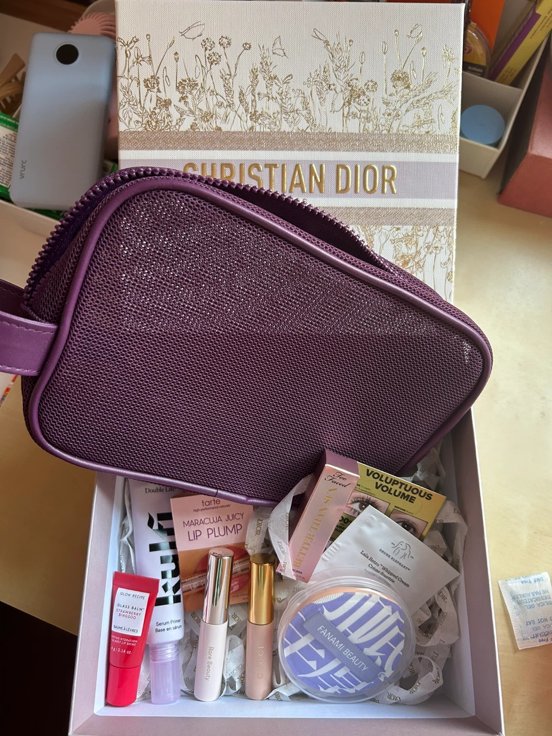 Makeup Gift Set with Makeup Bag & box