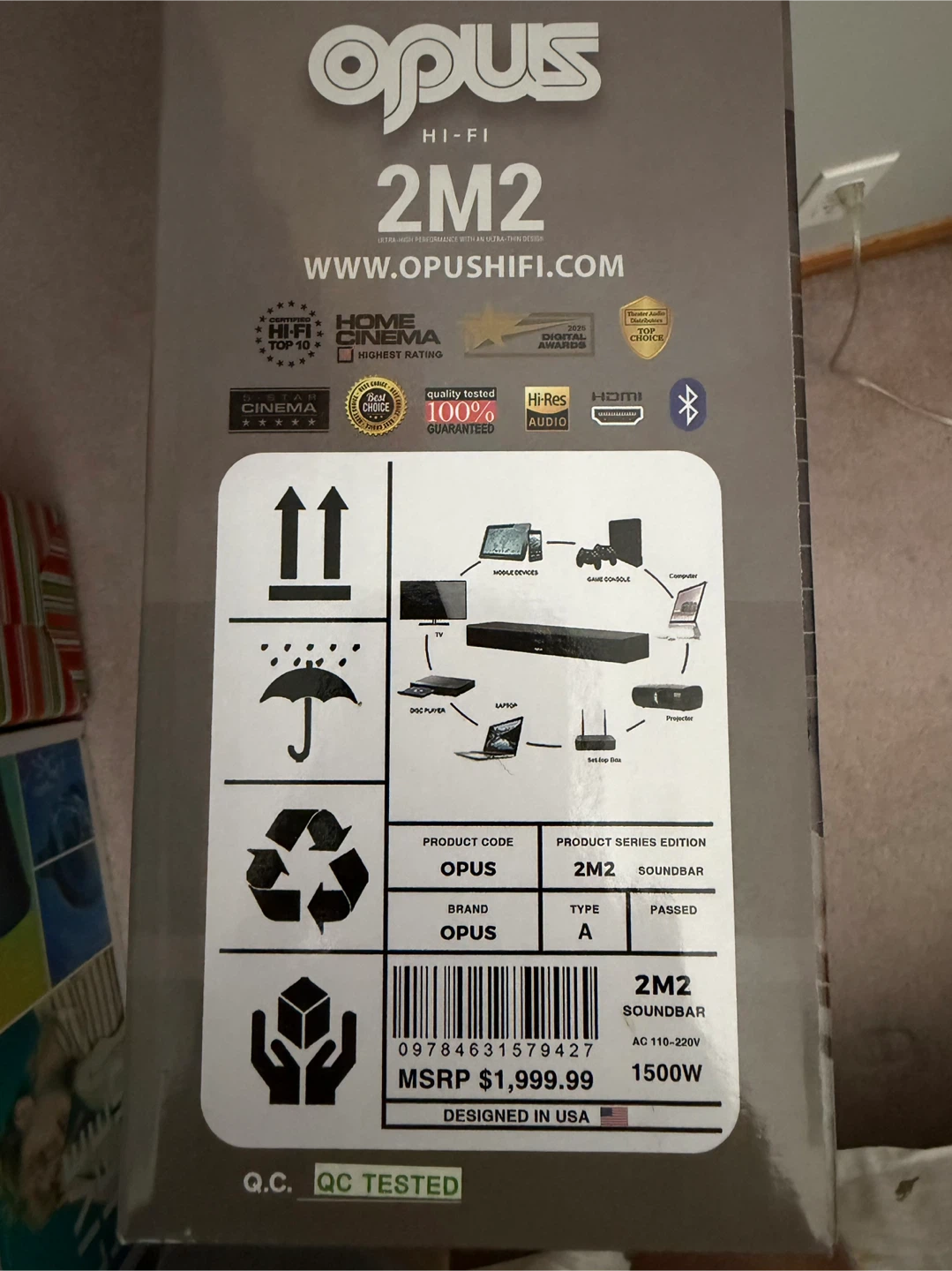 Brand new Opus Hi-Fi 2M2 Soundbar - photo 2