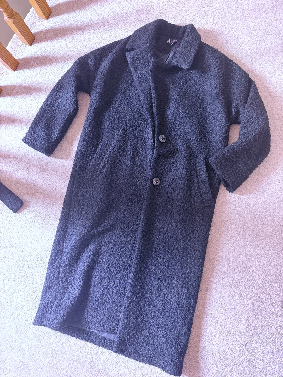 Demiseason Bouclé Coat