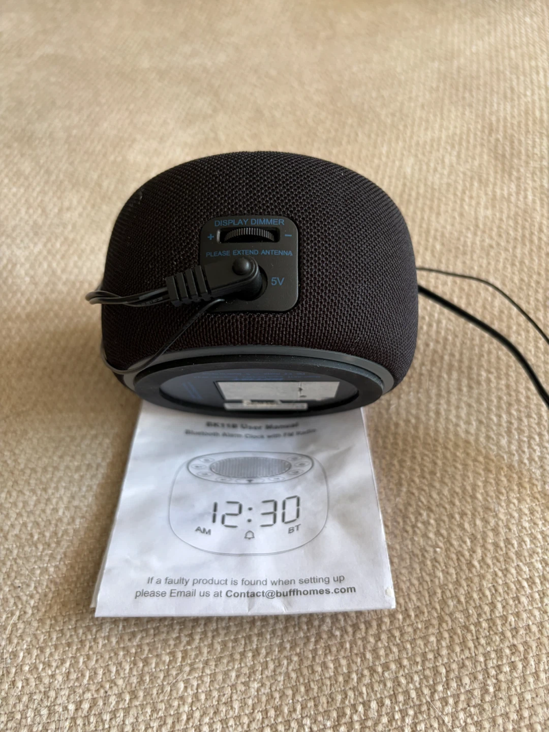 BUFFBEE Alarm Clock with Bluetooth Speaker & FM Radio - photo 4