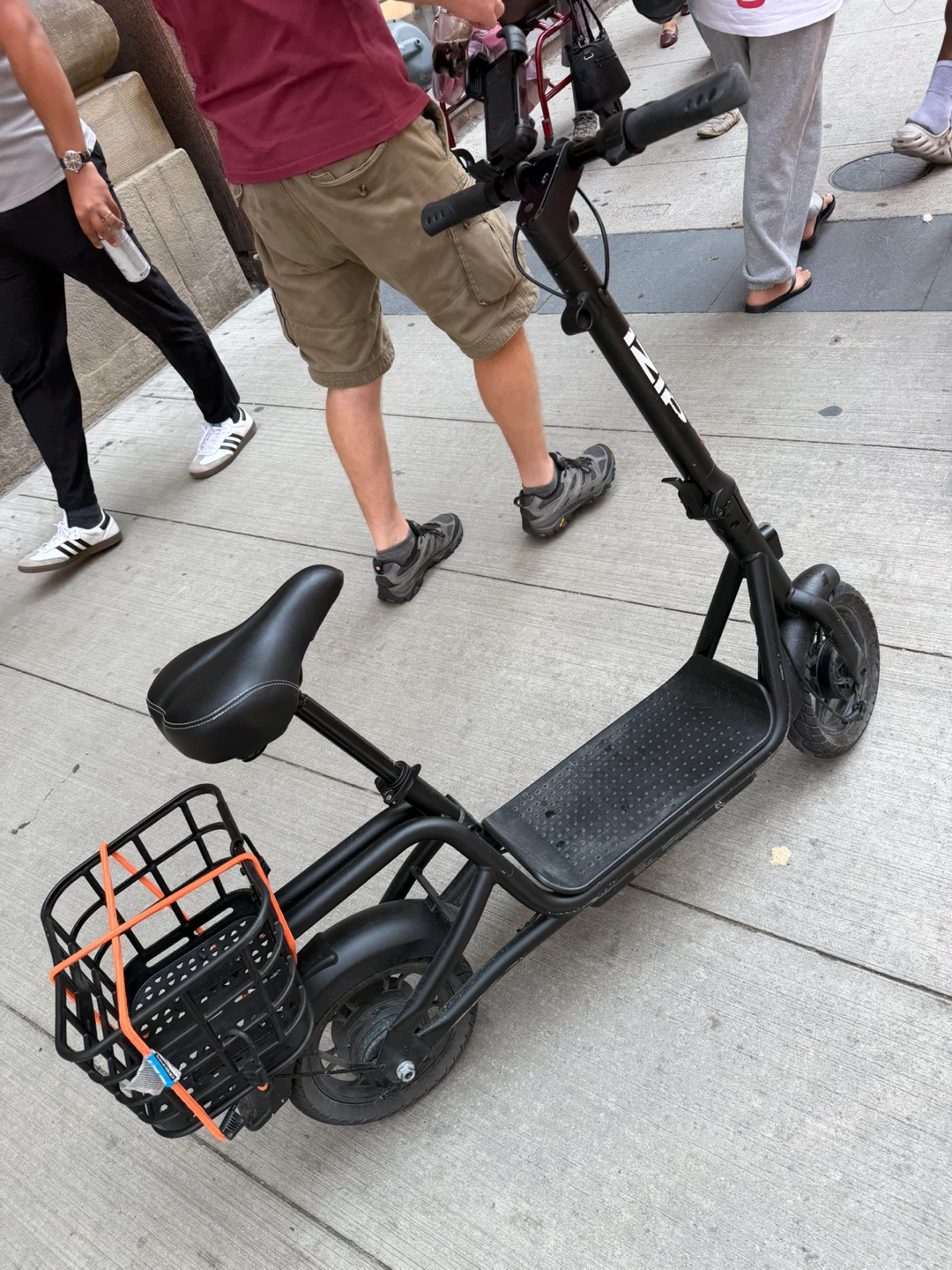 ZIP Electric Scooter with Seat and Basket - photo 2