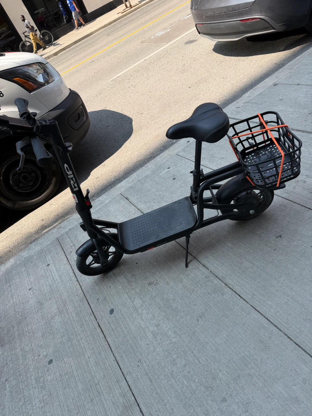 ZIP Electric Scooter with Seat and Basket - photo 3